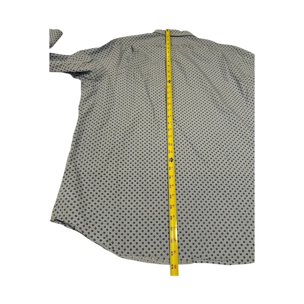 Polo Ralph Lauren Men's‎ 2XL Blue Geometric Print Button Down Shirt